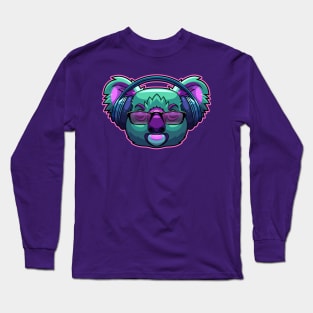 Bass Drop Koala Bear Long Sleeve T-Shirt